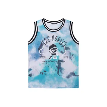 FireMonkey Basketball Jerseys Unisex Turquoise