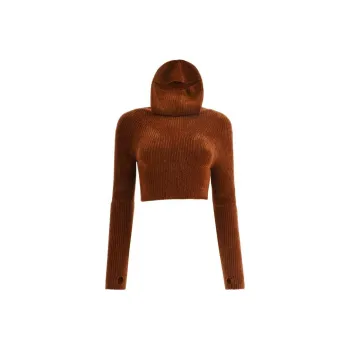 Jacquemus La Cagoule Manches Longue 'Dark Brown'