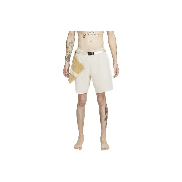 Nike Sports Shorts Men Beige Yellow-0