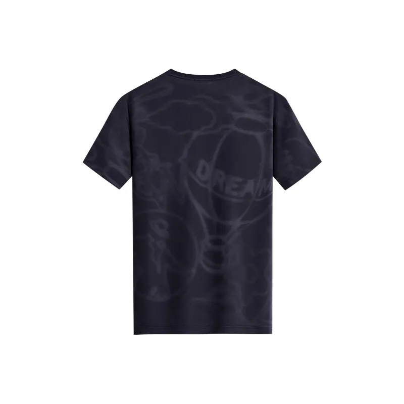 Dance With Wolves T Shirt Men's Dark Purple-1