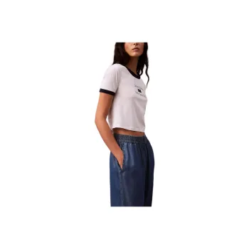 CALVIN KLEIN T Shirt Women's Bright White/Blue