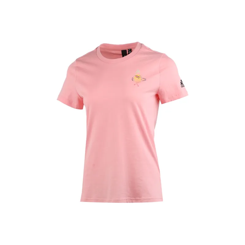 Adidas T Shirts Women's Pink-0