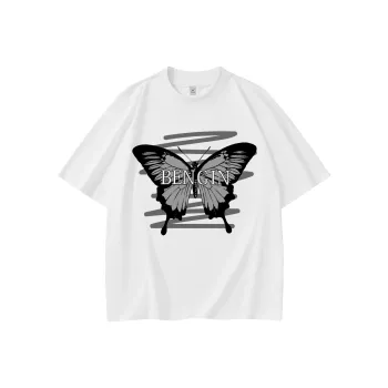 BENGEN Drop Shoulder Sleeve T-Shirt Unisex