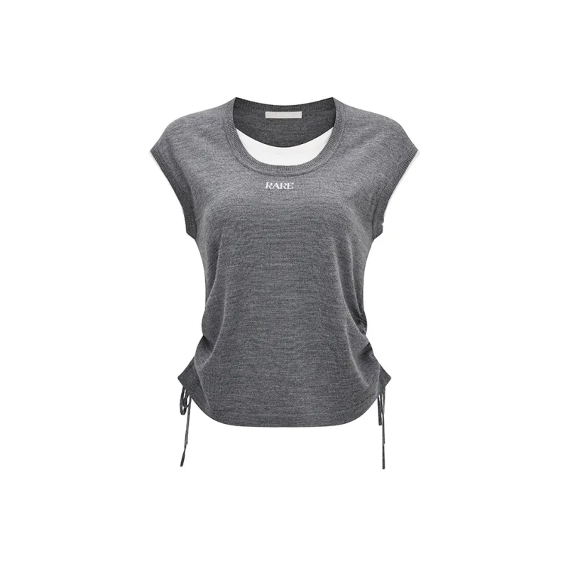 RARE Tank Tops Women's Gray-0