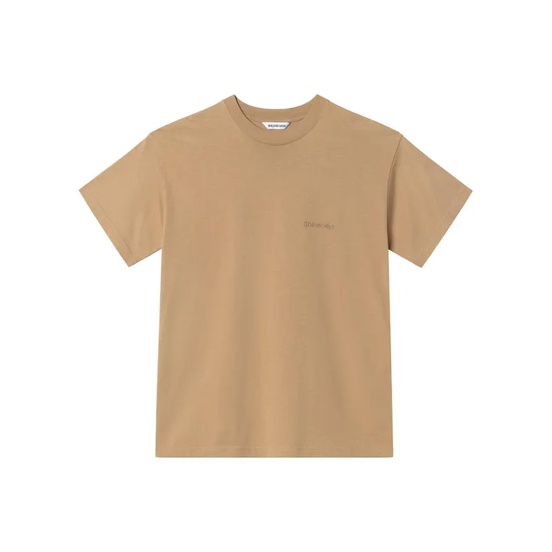 Balenciaga Logo T Shirt 'Oat'-0