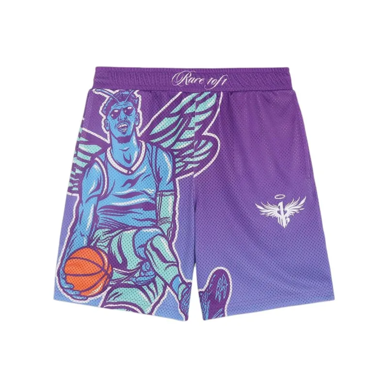PUMA Shorts De Baloncesto Con Estampado PUMA X Lamelo Ball Charlotte Para Hombre-0