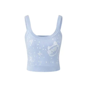 KARL LAGERFELD SS24 Tank Top Women's Blue