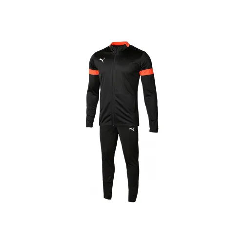 PUMA Casual Sportswear Set Men's Black Red