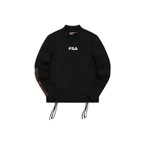 FILA FUSION T Shirt Women's Pitch Black