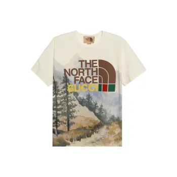 GUCCI X The North Face T Shirt 'Trail Print'