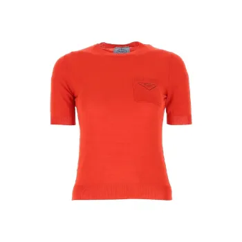 PRADA T-Shirts Women's Red