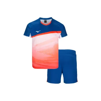 Mizuno Badminton Jerseys Unisex Orange Red
