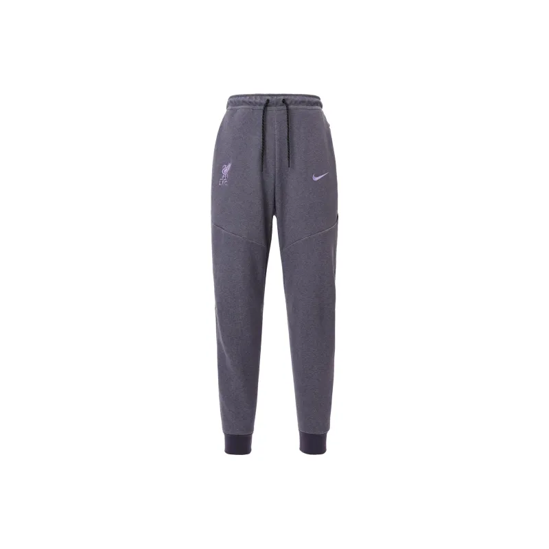 Nike Liverpool F.C. Tech Fleece Third Casual Pants Men's Space Purple-0