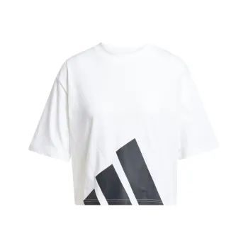 Adidas ESSENTIALS Drop Shoulder Sleeve T Shirt Women's White