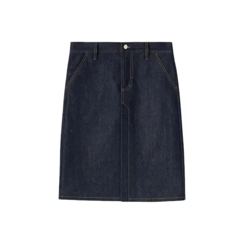 GUCCI SS25 Skirt Women's Dark Blue
