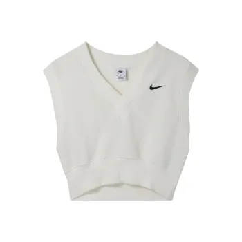 Nike Sportswear Phoenix Fleece Tank Top Women's Canvas White/Black