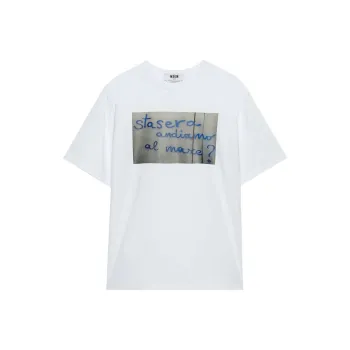 MSGM Graphic print T shirt