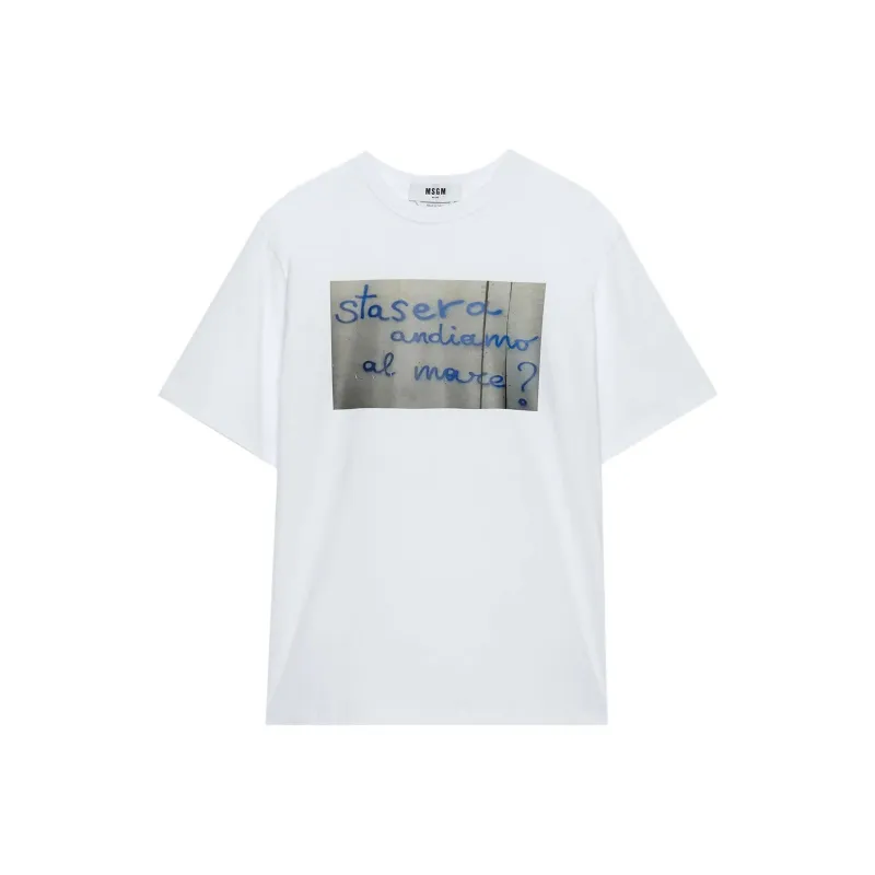 MSGM Graphic print T shirt-0