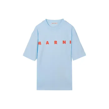 MARNI Logo T Shirt 'Mineral Ice'