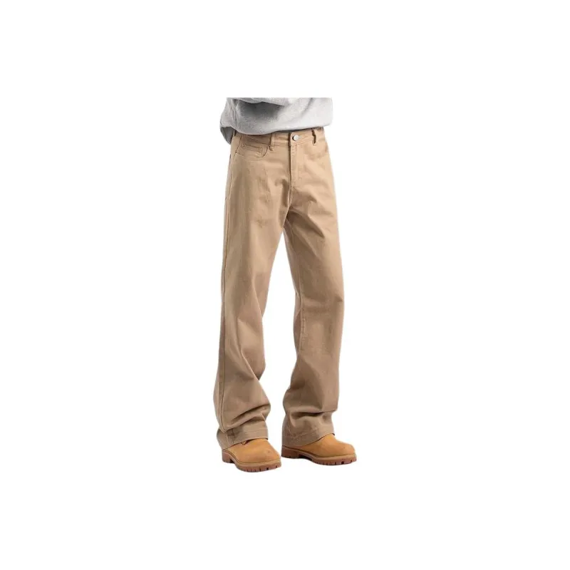 Imcrasy Casual Pants Unisex Khaki-0