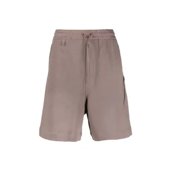 Y 3 Sports Shorts Men Gray Purple