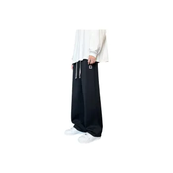 FASTFISH Casual Pants Unisex Black