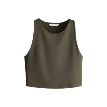 H&M Tank Top Women's Khaki Green