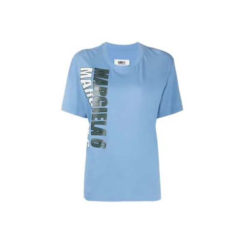 MM6 Maison Margiela T Shirts Women's Blue