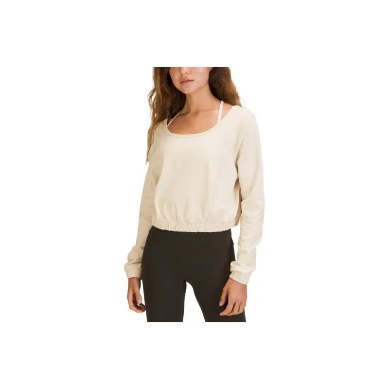 Lululemon Square Neck Crop Tops Women's-0