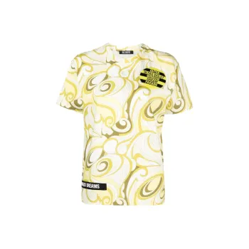 RAF SIMONS Abstract Patterned Short Sleeve Shirt