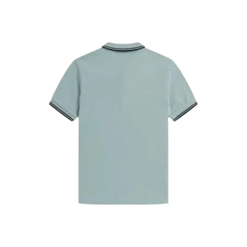 FRED PERRY Polo Shirt Men's Blue Gray-1