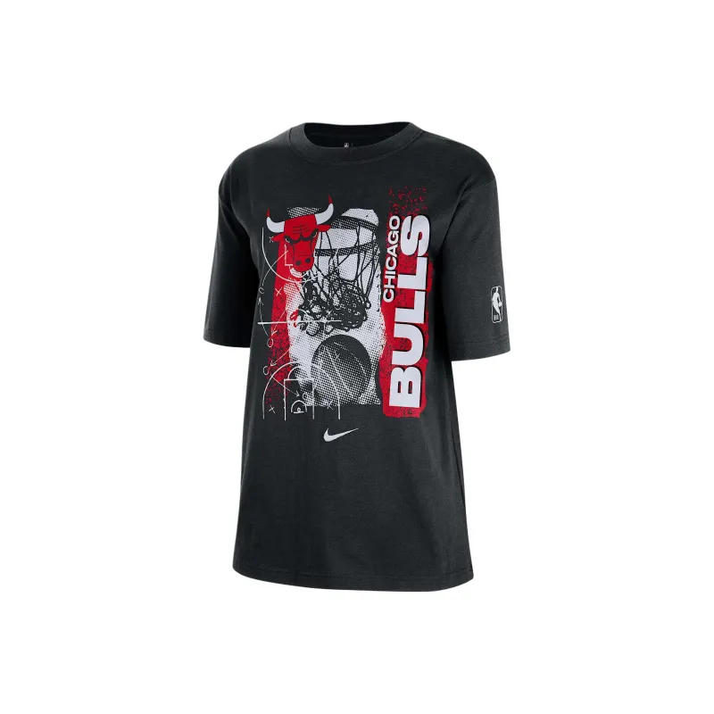 Nike Chicago Bulls Courtside Women's Nike Nba T Shirt-0