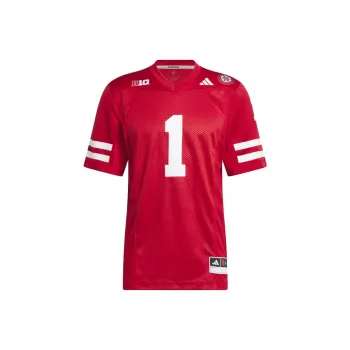 Adidas Free Shipping With AdiClub Nebraska Football Off Field Home Jersey