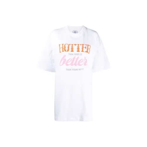 Vetements Hotter Than Your Ex T Shirt 'White'