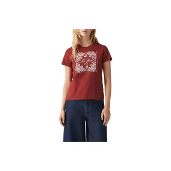 Levis T-Shirts Women's Red