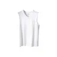 V-Neck 1 Pack (White) 100% cotton Breathable/Shoulder Width High-Rebound