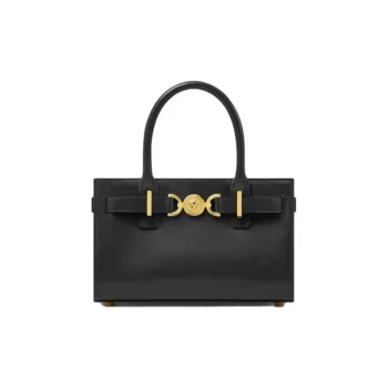 FANSIZHE Medusa '95 Calfskin Tote Bag, Shopping Bag, Shoulder Bag, Handbag Mini Women's Black