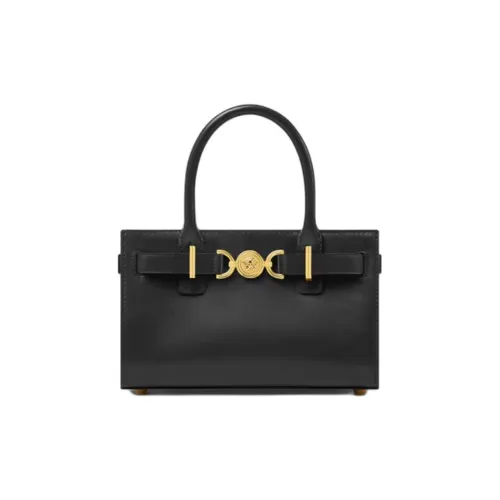 FANSIZHE Medusa '95 Calfskin Tote Bag, Shopping Bag, Shoulder Bag, Handbag Mini Women's Black