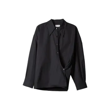 Lemaire Twisted Shirt Sp 'Midnight Turquoise'