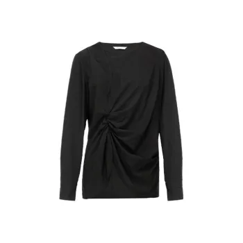MEIYANG T Shirts Women's Thin Jet Black