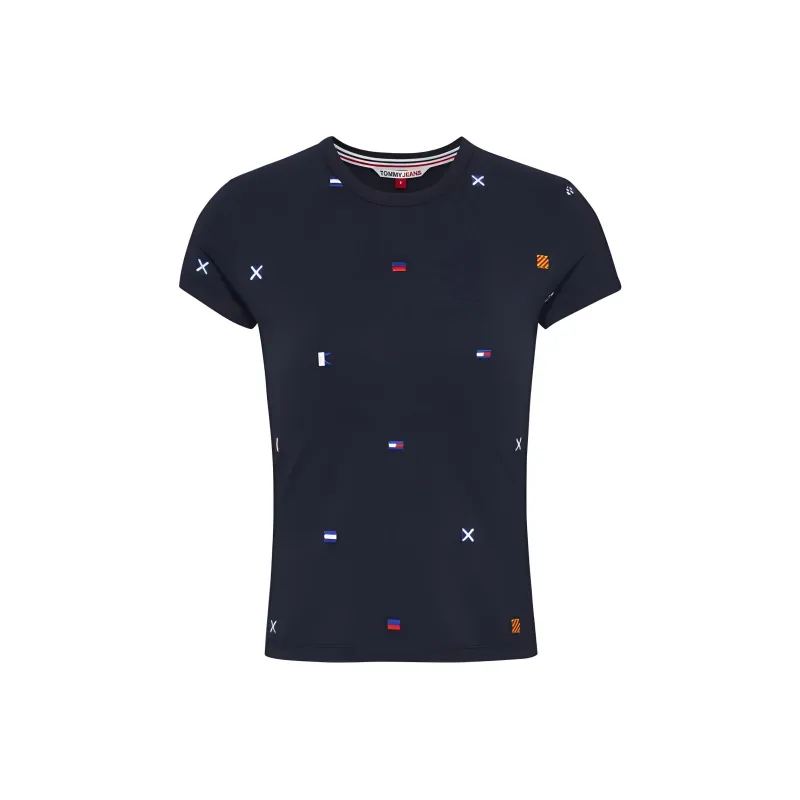 Tommy Hilfiger T Shirt Women's Marine Blue-0