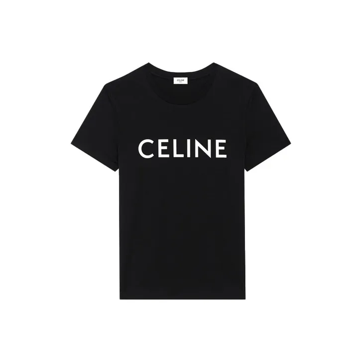 CELINE Regular T Shirt Women's Black-0