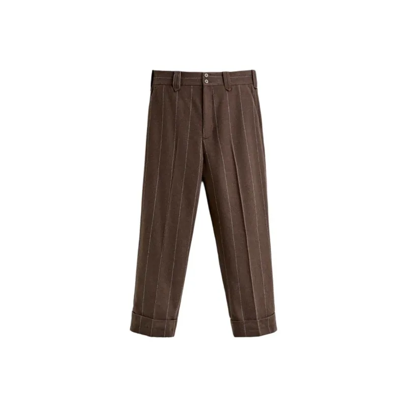 ZARA Harry Lambert Co brand Casual Pants Unisex Brown-0