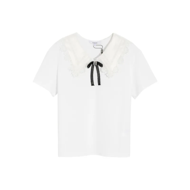 Bebe T-Shirts Women's White-0