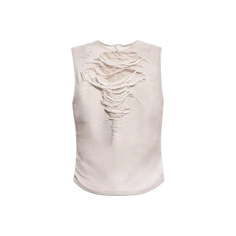 DIESEL T Yasmina Distressed Tank Top-0