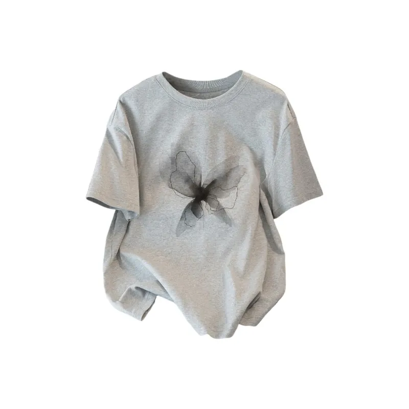 ABBY GODDESS T Shirt Women's Gray-0