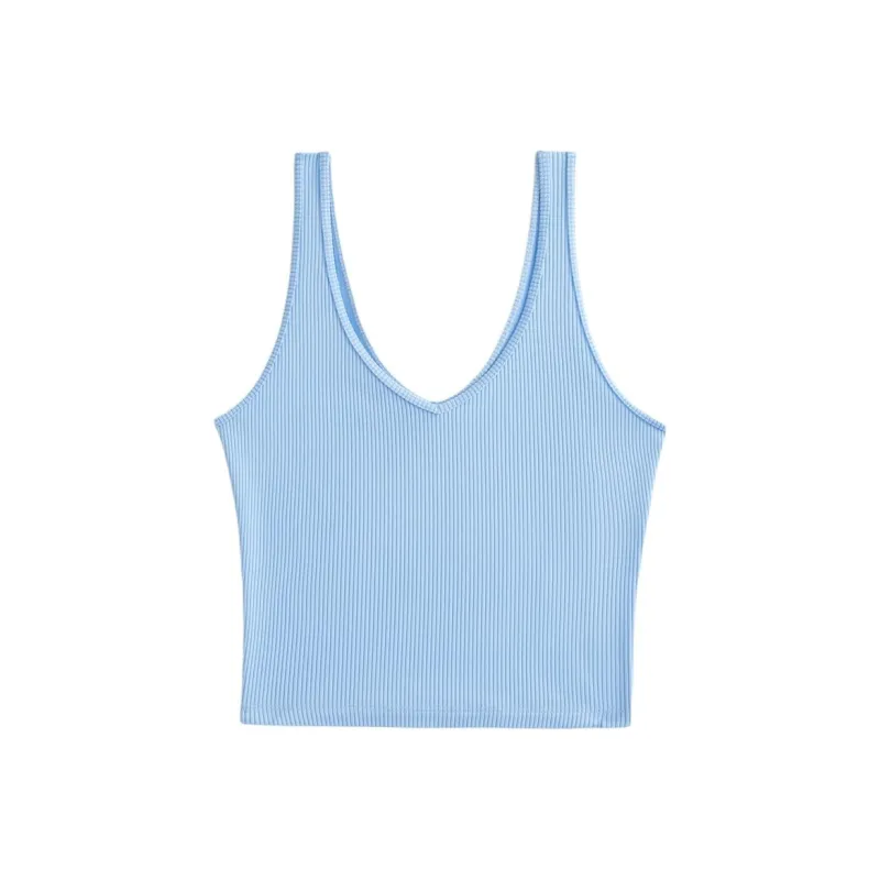 Hollister Tank Tops Women's Light Blue-0