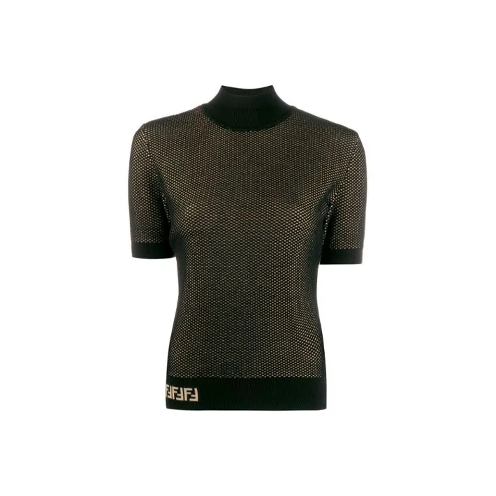 FENDI T-Shirts Women's Black-0