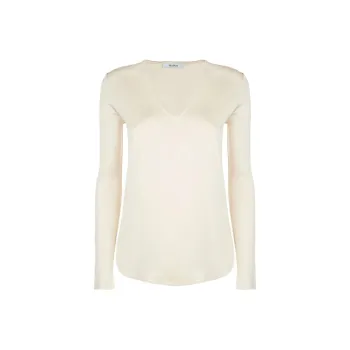MaxMara V Neck Long Sleeved Top