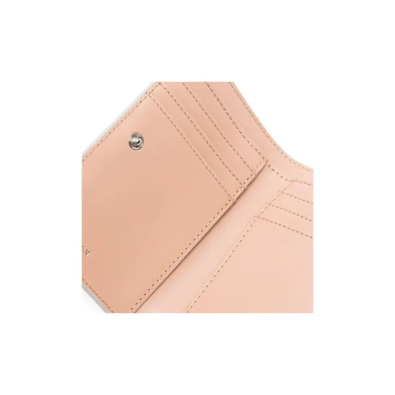 EMPORIO ARMANI Calfskin Wallet Women's Light Gray-2